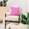 16"x16" Sunshine Canteen Petaluma Dayglo Throw Pillow Pink - society6: Indoor Square Cushion, Removable Polyester Cover, Zippered - 2 of 4
