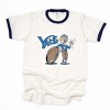 Yale University Football Character - Women's Ringer Graphic T-Shirt - 2 of 4