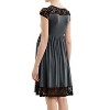 Pokkori Maternity Lace Insert Skater Dress - 4 of 4