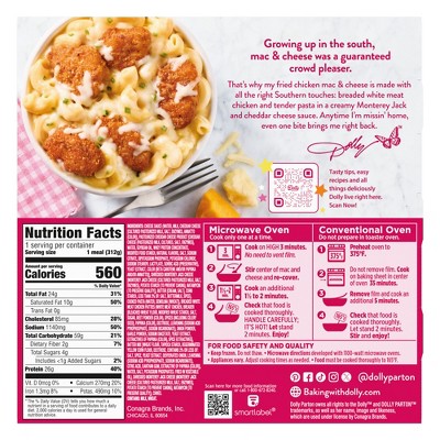 Dolly Parton's Fried Chicken Mac & Cheese - 11oz
