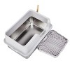 LunaLulinlkStainless Steel Cat Litter Box with Lid, Extra Large Litter Pan with High Sides for Big Cats - 3 of 4