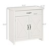 NicBex Farmhouse Sideboard Cabinet with Storage Kitchen Buffet Cabinet with 2 Doors and Drawer for Kitchen,Living Room - 3 of 4