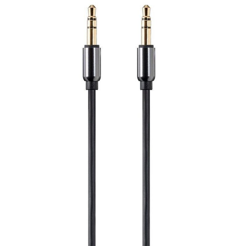 Monoprice Audio Cable - 3 Feet - Black | Auxiliary 3.5mm TRS Audio Cable - Slim, Durable, Gold plated for smartphone, mp3 player, laptop - Onyx Series, 1 of 6