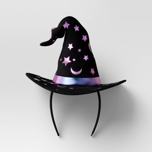 Kids' Dark Witch Hat Costume Headwear - Hyde and EEK! Boutique™ Pink - 1 of 3