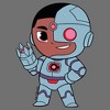 Infant's DC Super Friends Cyborg Power Pose Bodysuit - 2 of 3