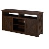 CAVINAS Farmhouse TV Stand Entertainment Console with Open and Closed Storage Space for TV Up to 65" - 3 of 4