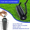 QingMoon Rolling Lawn Aerator,  Heavy Duty Aerator Lawn Tool, Handle Push Lawn Aerator with 58-inch Long Steel Handle for lawns, Yards and Gardens - 2 of 4