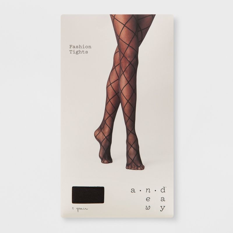 Women's Diamond Shift Sheer Tights - A New Day™ , 2 of 3