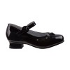Josmo Girls' Patent Mary Jane Dress Shoes with Adjustable Hook and Loop Closure - Perfect for Weddings, Parties, and Special Occasions (Little Kid) - 2 of 4