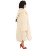 HalloweenCostumes.com Plus Size Deluxe Cruella De Vil Coat Costume for Women. - 4 of 4