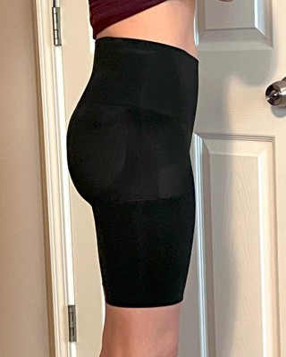 Assets By Spanx Women's Remarkable Results Mid-thigh Shaper - Black S :  Target
