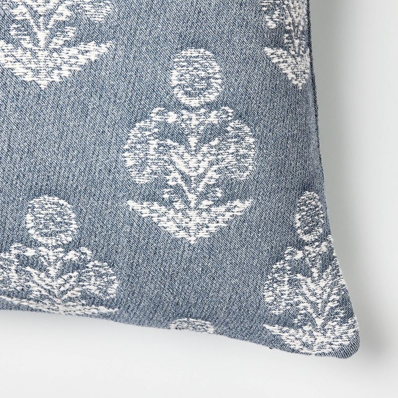 Woven Block Print Square Throw Pillow - Threshold™ designed with Studio McGee, 4 of 12
