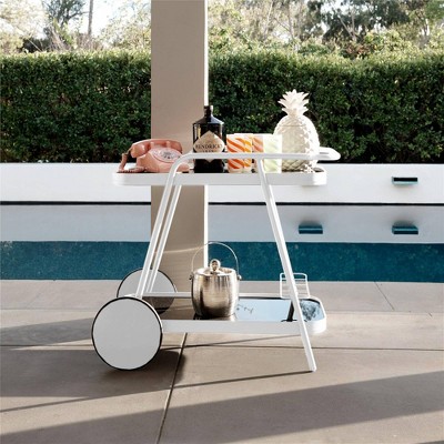 Barbie Outdoor Bar Cart - White - Novogratz