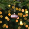 Northlight 2" Pink Macaroon with Sugar Glass Christmas Ornament - 2 of 4