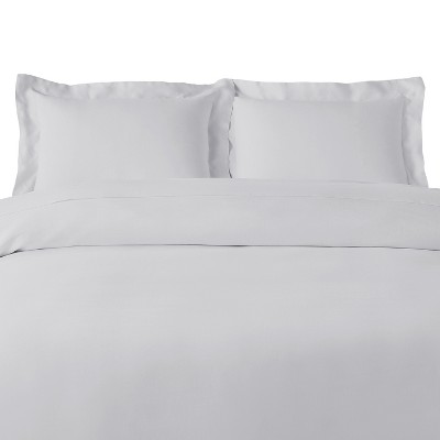 300 Thread Count Rayon From Bamboo Solid 3 Piece Duvet Cover Set by Blue Nile Mills