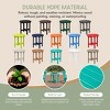 WestinTrends All-Weather Outdoor Patio Round Poly Adirondack Side Table - 4 of 4