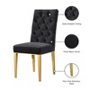 Meridian Furniture,Capri Velvet Dining Chair, Set of 2 - 4 of 4