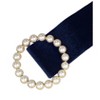 Elerevyo Women Faux Pearl Buckle Vintage Velvet Wide Cinch Belts Waistband for Dress 1 Pc - 2 of 4