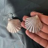 Better Jewelry, Large Scallop Shell .925 Sterling Silver Earrings - 4 of 4