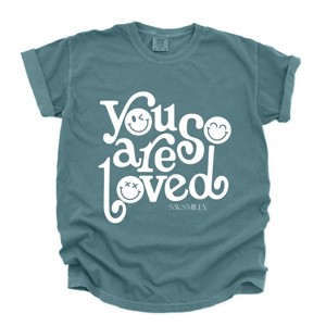 Simply Sage Market S.W.Smiley You Are So Loved Garment Dyed Tee - 1 of 4