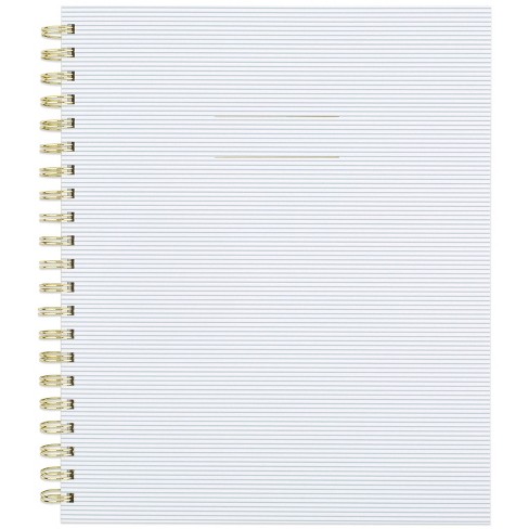 0 Sheet College Ruled Spiral 1 Subject Notebook 11 X9 125 Blue Stripe Sugar Paper Target