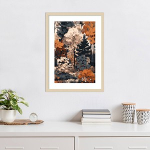 Amanti Art Forest 1 by Justyna Jaszke Wood Framed Wall Art Print - 1 of 4