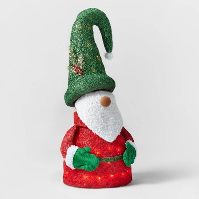 28.5in Incandescent Sisal Gnome Christmas Novelty Sculpture - Wondershop™