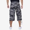 X RAY Men’s Belted 18 Inch Below Knee Long Cargo Shorts (Big & Tall) - image 2 of 4