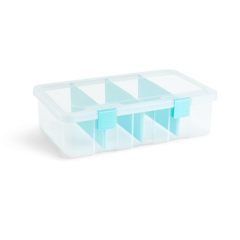  Bins & Things Stackable Storage Container with 30 Adjustable  Compartments, Clear, X-Large : Arts, Crafts & Sewing