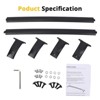 Roof Rack Cross Bars Compatible with Anti-Theft Lock Crossbar for Rooftop Cargo Carrier Bike Snowboard Luggage - 4 of 4