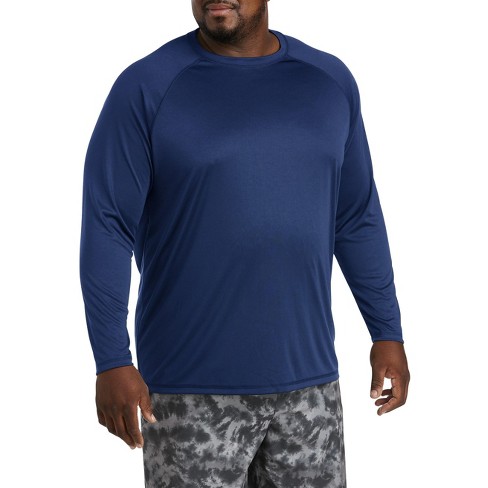 Men's Swim Performance Short Sleeve Rash Guard - Navy / Blue Camo