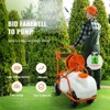 VEVOR Lawn Sprayer on Wheel, 0-90 PSI Adjustable Pressure, 15 Gallon Tank, 8 Nozzles and 2 Wands, White&Orange - 4 of 4