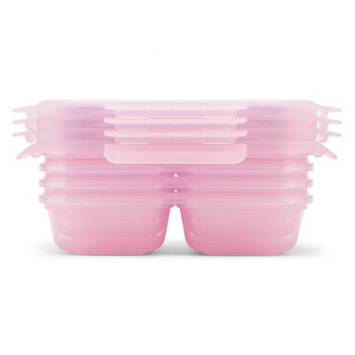 Ello 8pc Snap and Nest Snack Divided Food Storage Containers