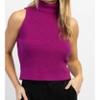 Women's MOCK NECK KNIT TANK - SHE + SKY - 2 of 4