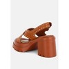 Nambo Stud Embellished Block Heel Sandals - 3 of 4