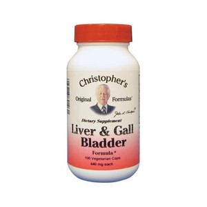 Dr. Christopher's Liver & Gall Bladder Formula 400 mg 100 Veg Capsules. - 1 of 1