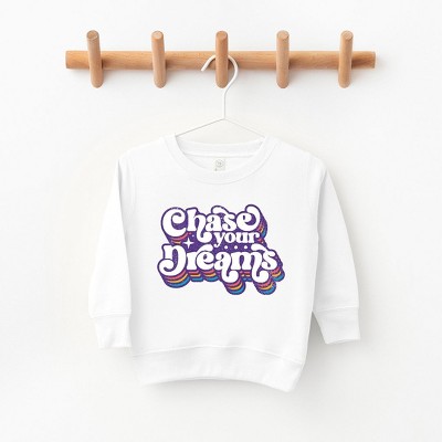 The Juniper Shop Chase Your Dreams Retro Toddler Graphic Sweatshirt