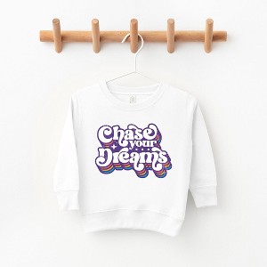 The Juniper Shop Chase Your Dreams Retro Toddler Graphic Sweatshirt - 1 of 3