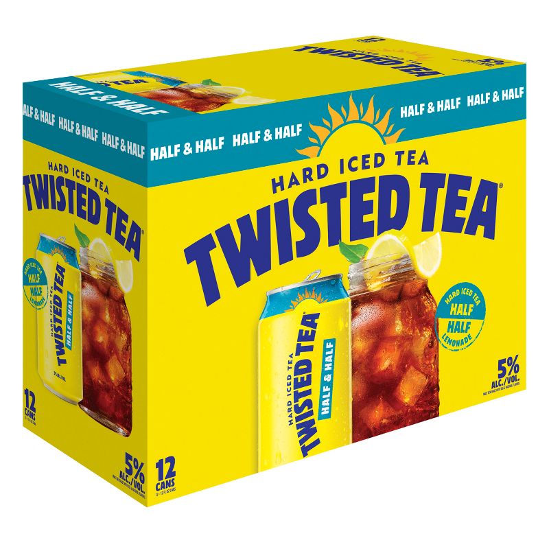 Twisted Tea Half and Half Hard Iced Tea - 12pk/12 fl oz Cans, 5 of 10