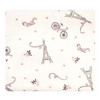 Hudson Baby Infant Girl Cotton Flannel Receiving Blankets, Paris, One Size - 2 of 2