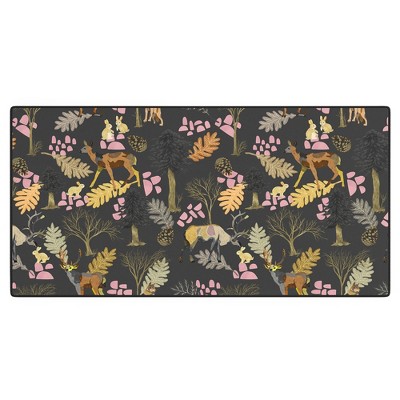 Marta Barragan Camarasa Colorful forest animals Desk Mat - Deny Designs