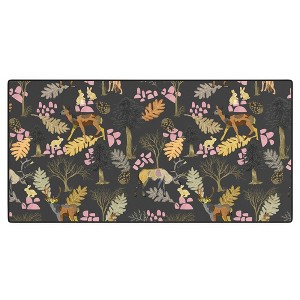 Marta Barragan Camarasa Colorful forest animals Desk Mat - Deny Designs - 1 of 4