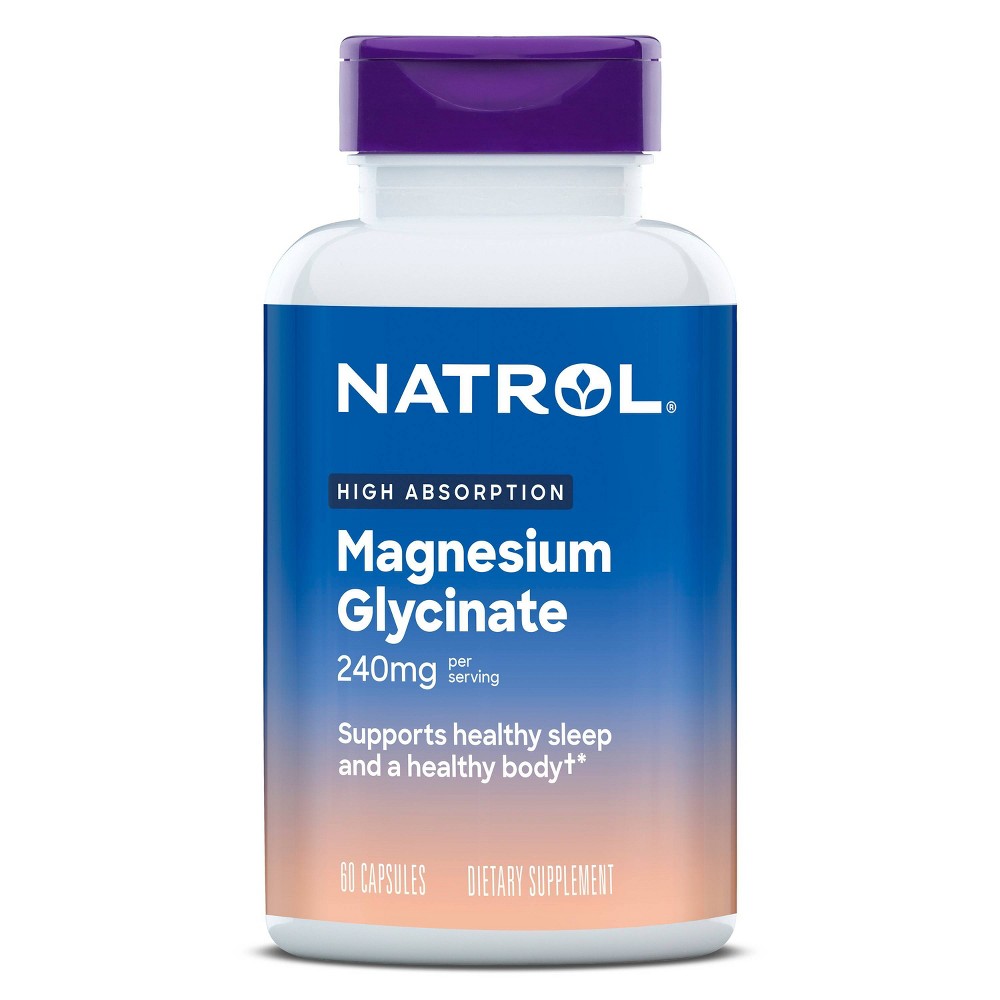Natrol High Absorption Magnesium Glycinate Capsules - 60ct