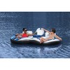 Bestway Hydro-Force Rapid Rider Inflatable Double Water River Tube Float for 2 People with Built-In Backrest, Handles, and Cupholders, Blue - 2 of 4