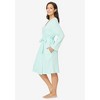 Only Necessities Women's Plus Size Pointelle Robe - 4 of 4