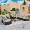 UPTIOT 6-Piece Outdoor Patio Conversation Set - 2 of 4