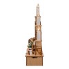 Kurt Adler 10.25-Inch Wooden LED Light-Up Musical/Motion Christmas Village - 4 of 4