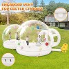 AMERLIFE Inflatabla Bubble Bounce House, Double Bubble House Inflatable Dome - 3 of 4