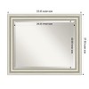 Amanti Art Sophia Beveled Framed Bathroom Vanity Wall Mirror - 3 of 4