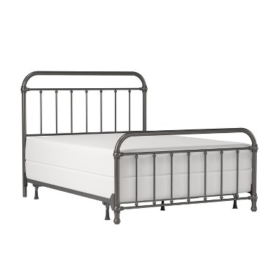 Queen Kirkland Metal Bed Aged Pewter - Hillsdale Furniture : Target